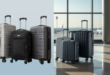 Hanke Expandable Trunk Checked Luggage large hard shell suitcase for international travel and family vacations